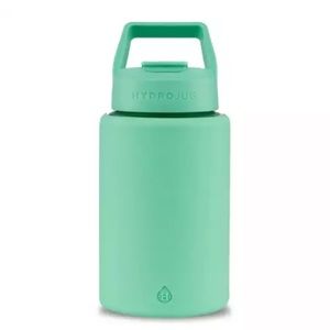 64 oz. glass HydroJug with Aqua Silicon Sleeve